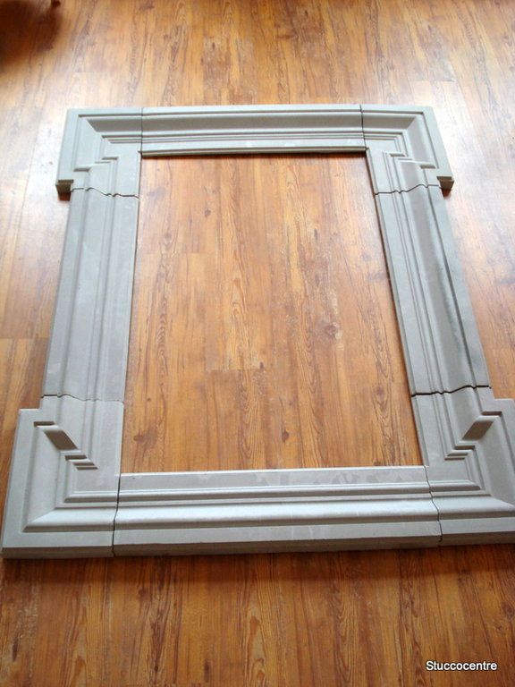 Fspiegelecke1 Fassadenstuck - Ecke - Schmuckplatte Größe 40 x 25 cm