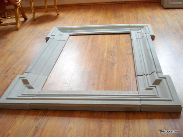 Fspiegelecke1 Fassadenstuck - Ecke - Schmuckplatte Größe 40 x 25 cm